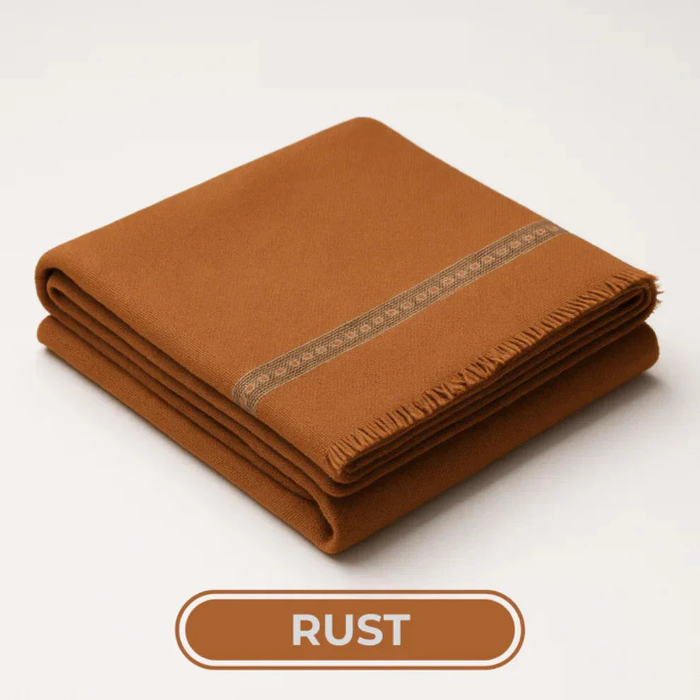 J. BY JUNAID JAMSHED MEN's-Shawl RUST