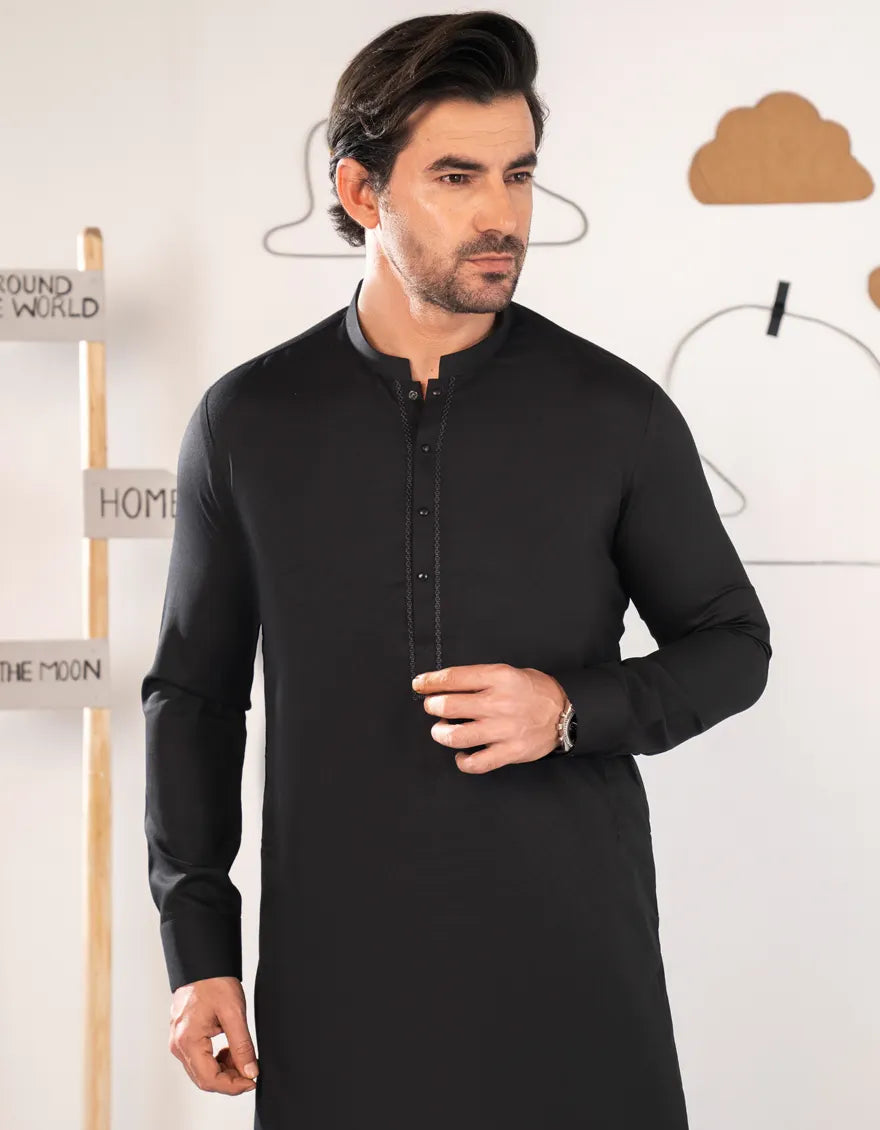 J. BY JUNAID JAMSHED MEN'S BLACK M-55