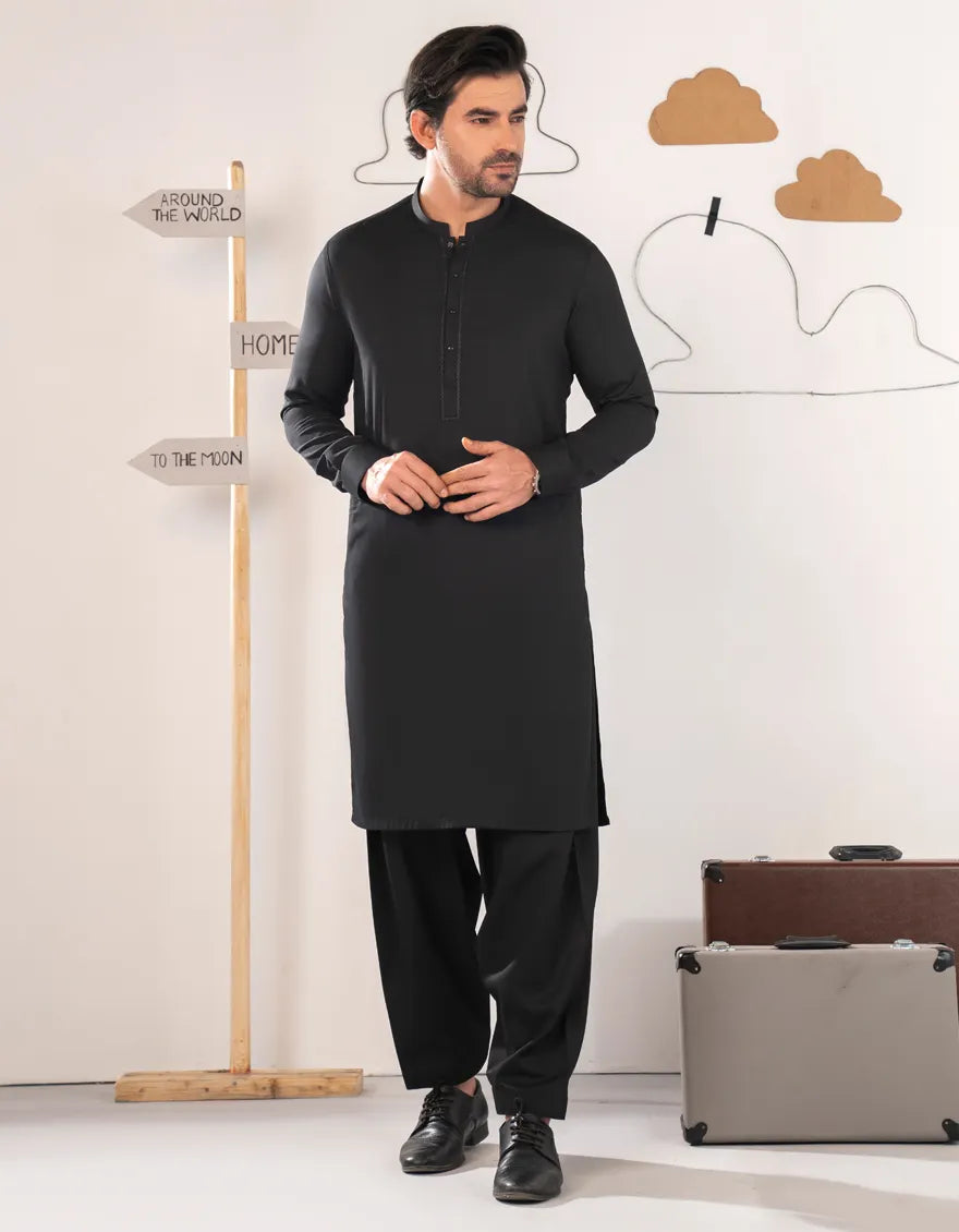 J. BY JUNAID JAMSHED MEN'S BLACK M-79