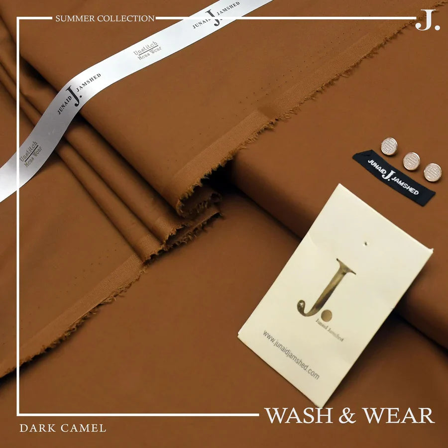 J. BY JUNAID JAMSHED MEN'S DARK CAMEL M-56